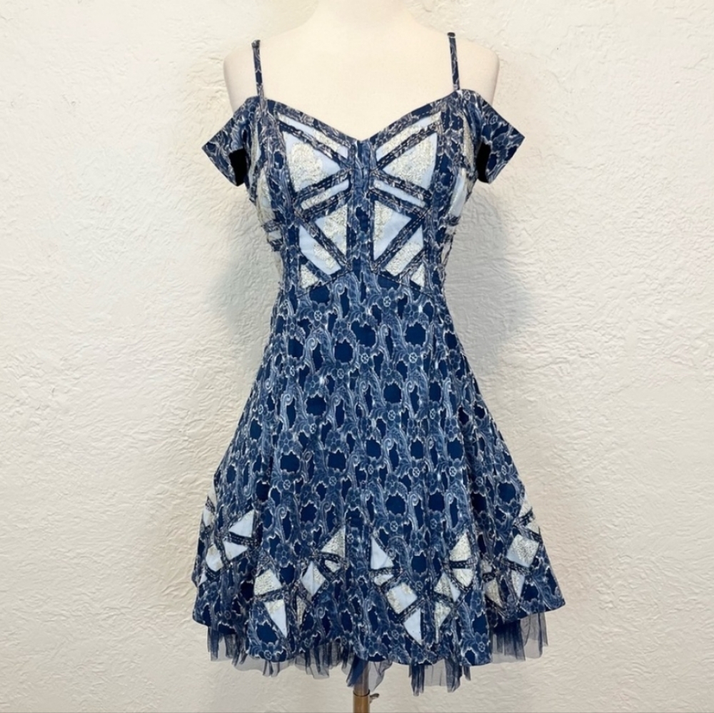 Free People Blue Summer Dress